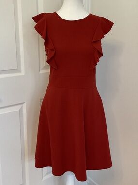 🤩 ihot Women's Ruffle Sleeve Bodycon Cocktail Party Dress - size S